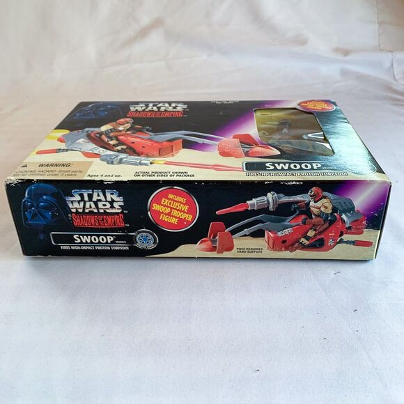 Kenner Star Wars Shadows Of The Empire Swoop Vehicle With Swoop Trooper READ - Picture 6 of 7